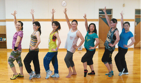 レディース健康運動プログラム「Zumba®レッスン」 活動写真